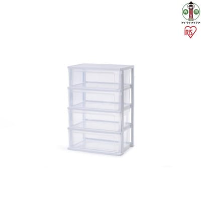 ワイドチェストNSW-544ホワイト/クリア