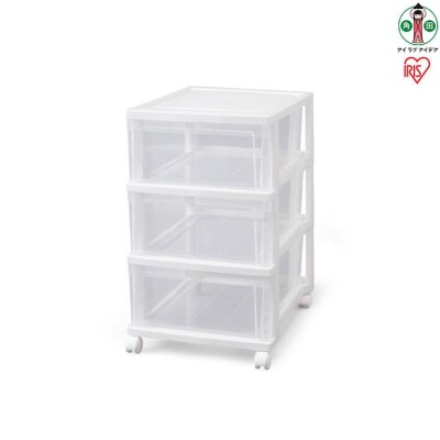 クローゼットチェストNSCLZ-503ホワイト/クリア