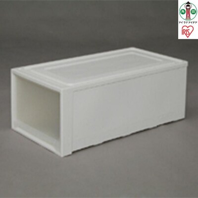 ロングチェストMG-7430　3個セットホワイト/クリア