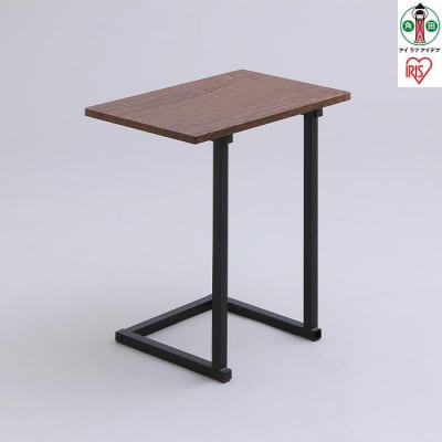 サイドテーブルSDT-45ブラウンオーク/ブラック
