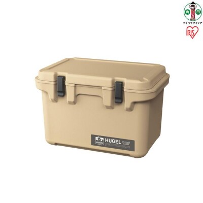 クーラーボックス 大型  40L TC-40 ベージュ HUGEL