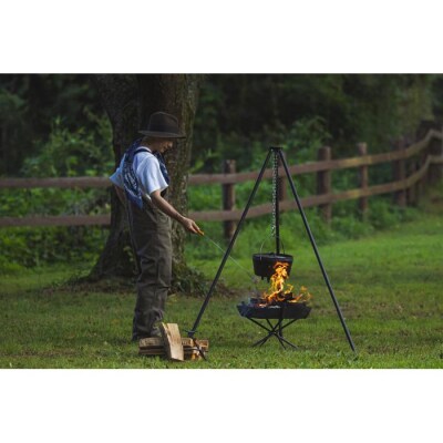 アウトドア 三脚 焚き火 焚き火三脚 TKB-TP135 ブラック