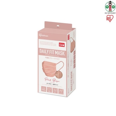 DAILY　FIT　MASK ふつうサイズ 30枚入×3箱 PN-DC30MPB ピンクベージュ