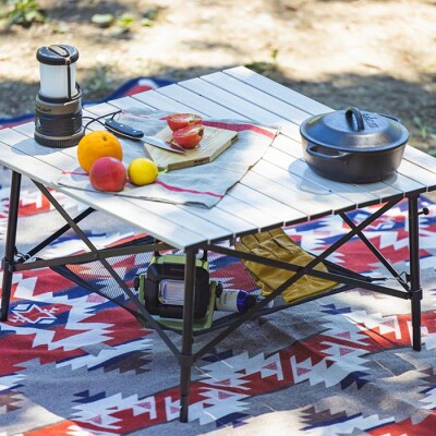 キャンプテーブル　ウッドグレインテーブル 　WGT-700　ナチュラル