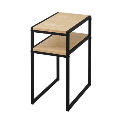 スチールフレームサイドテーブル　SFST-247　ナチュラル
