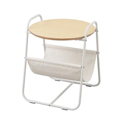 スチールフレームサイドテーブル　SFST-400F　ナチュラル