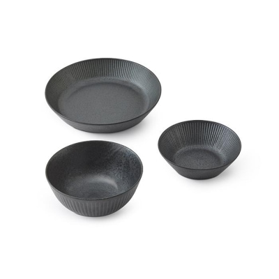 食器　3点セット　MNW-3S　ブラック