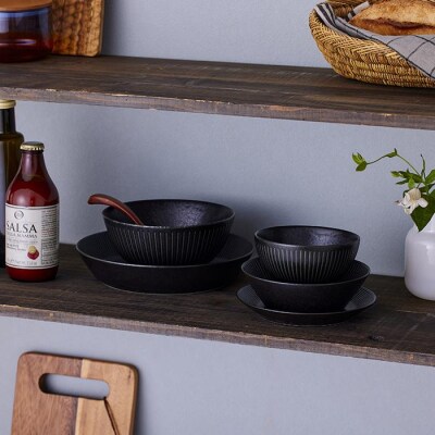 食器　5点セット　MNW-5S　ブラック