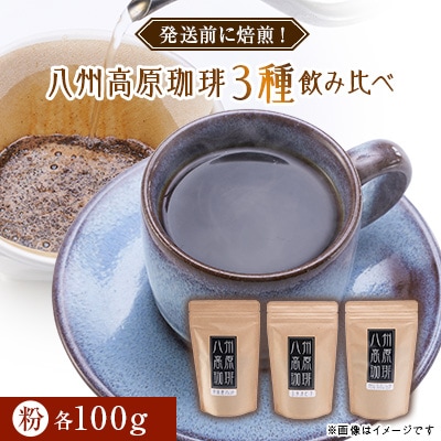【八州高原珈琲(粉)】3種の詰め合わせセット