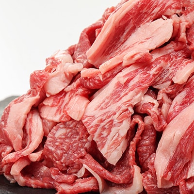 冷凍上州牛　モモカタバラ切落し　1kg