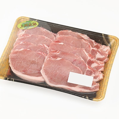 上州麦豚　ローススライス(トンテキ用)約1kg