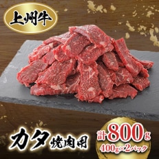 冷凍上州牛 焼肉用(カタ使用)400g×2パック