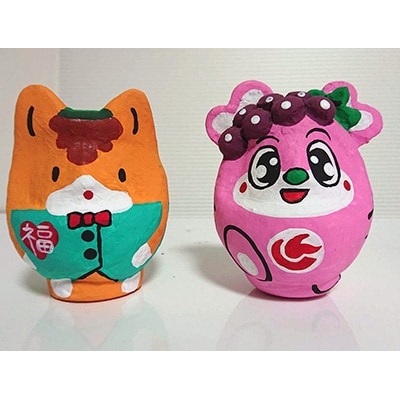 ぐんまちゃん　しんとうちゃんだるまセット