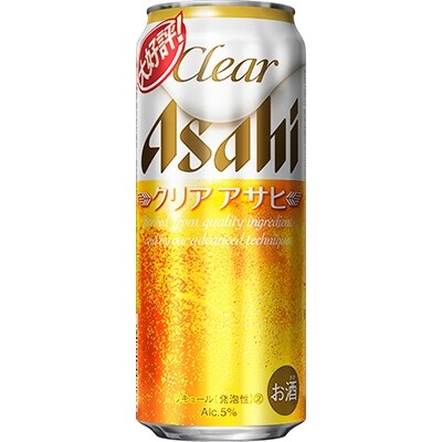 クリアアサヒ缶　500ml×24本1ケース