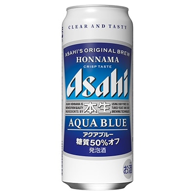 2022年6月発送開始『定期便』アサヒ本生アクアブルー　500ml×24本1ケース全8回