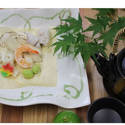 鱧と松茸の土瓶蒸しの具4パックセット