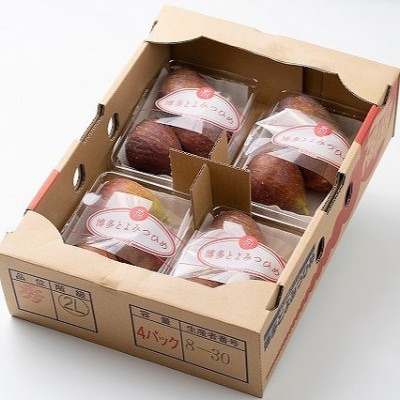 福岡産ブランド無花果「とよみつひめ」(約300g×4パック)(志免町)
