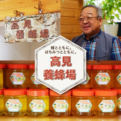 【北海道滝川産】高見養蜂場の純粋はちみつ(菩提樹、シナの木600g×2本) 国産 天然 無添加 蜂蜜