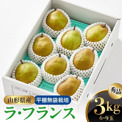 西洋梨(ラ・フランス)3kg　0052-2606