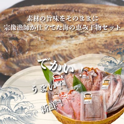 北野水産加工おすすめ干物詰合せ【道の駅むなかた】_HA1819