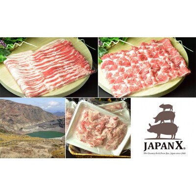 JAPAN X3種スライスセット2.8kg(バラ肩ロース小間)　【04301-0096】