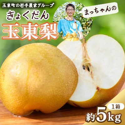 【先行受付】ぎょくだん・まっちゃんの玉東梨　5kg