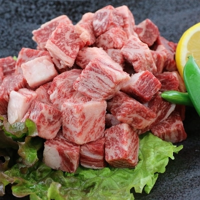 熊本県産　和牛　あか牛　サイコロステーキ500g