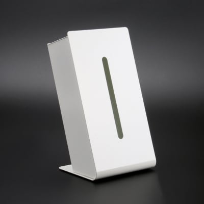 TS10-02WH ZEOOR ソフトパック用ティッシュケース 縦型 ホワイト 【789】