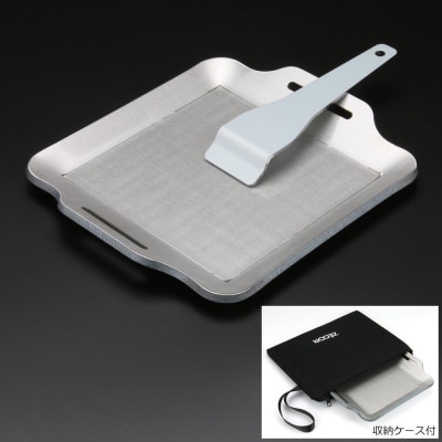 ZEOOR キャンプ ステンレスプレート 板厚5mm 200×170mm【821】