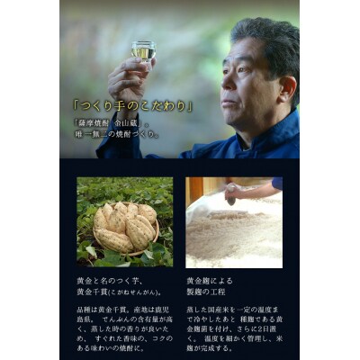 日本ギフト大賞受賞　薩摩焼酎金山蔵ギフトBOX 720ml瓶