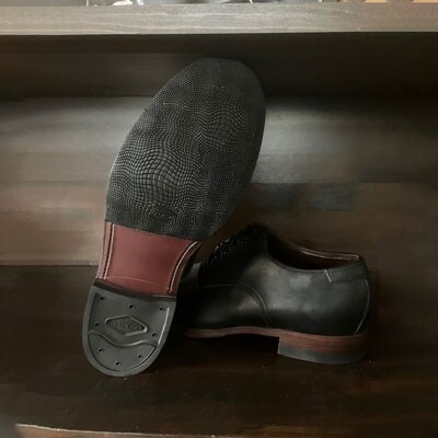 ハンドメイド短靴(ダービーシューズ)　サイズ24.0cm[212M02-01]