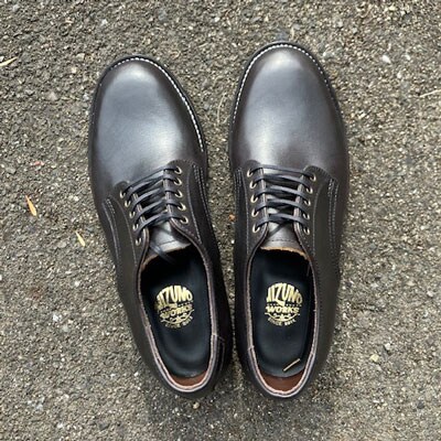 ハンドメイド短靴(ダービーシューズ)　サイズ26.5cm[212M02-06]