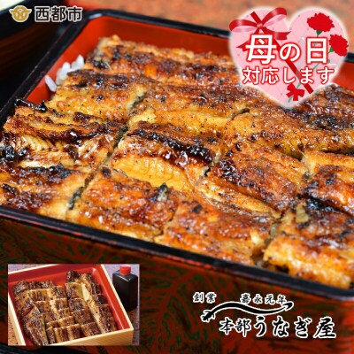 【母の日ギフト】嘉永元年創業『本部うなぎ屋』鰻の蒲焼き(カット)[1175]