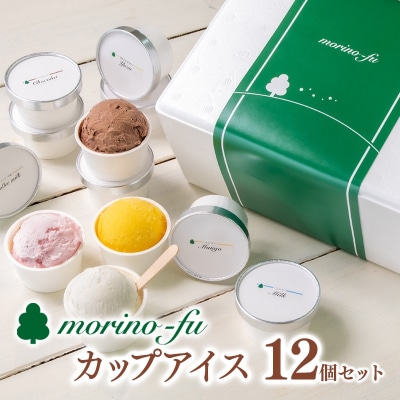 『morino-fu』5種類(定番+季節限定)カップアイス12個セット アイスクリーム[2024]