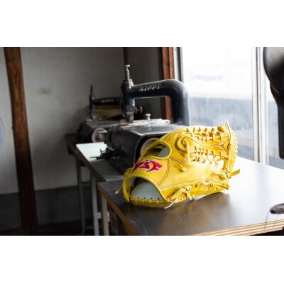 硬式セミオーダーグローブ(グラブ)(外野手用小さめ)【野球工房iプラス】:オーダーシート