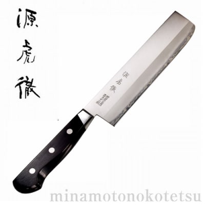 H40-35 源虎徹 スウェーデン鋼 菜切包丁 165mm (YS902/安田刃物)