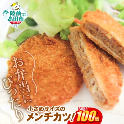 サクサクメンチカツ NEWジューシーメンチ 30g×100個 合計3kg 揚げ物 フライ