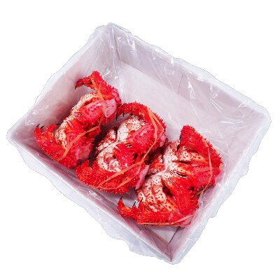 【北海道根室産】花咲ガニ400～500g×3尾 B-28121