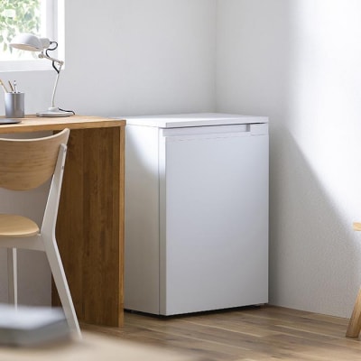 冷凍庫 奥行スリム冷凍庫 66L IUSN-7A-W ホワイト