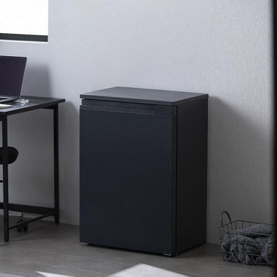 奥行スリム冷凍庫 66L IUSN-7A-B ブラック