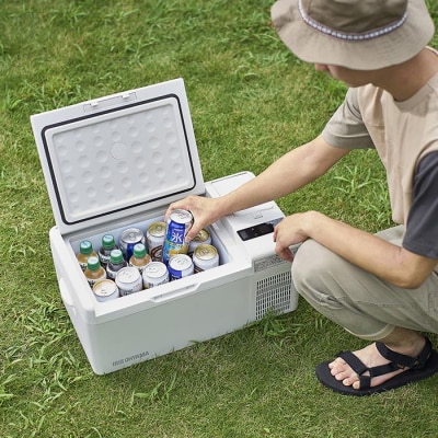 充電式ポータブル冷蔵冷凍庫15L  IPD-B2A-W ホワイト