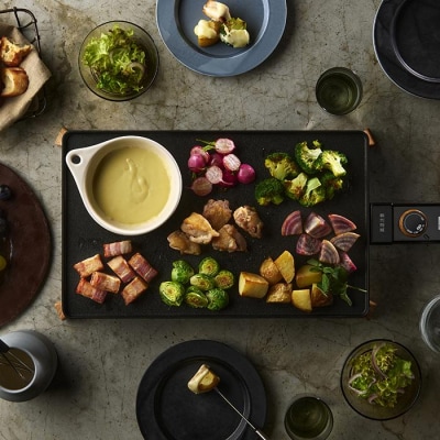 ホットプレート 薄型ホットプレート IHU-A10-B ブラック アイリスオーヤマ