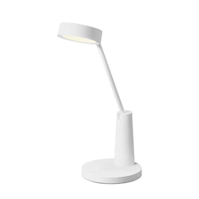 LEDデスクライトQi充電シリーズ平置きタイプ調光調色　LDL-QF02DL-W　ホワイト