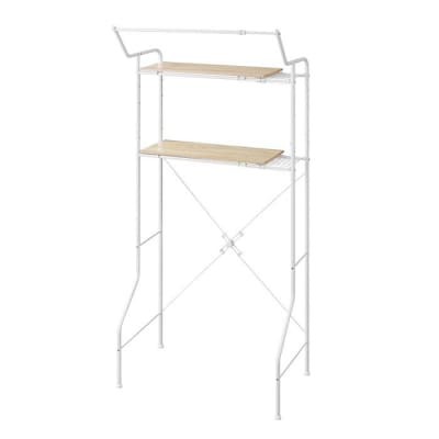 ランドリーラック　伸縮スタイルランドリーラック ハンガーバー付き HSLR-EX895 ホワイト