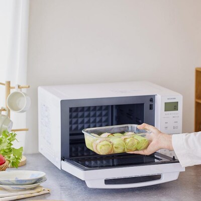 耐熱ガラス容器 1500ml TGS-1500 ホワイト