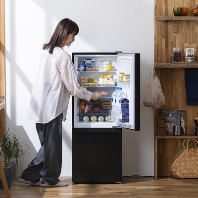 冷凍冷蔵庫 133L IRSD-13A-B ブラック