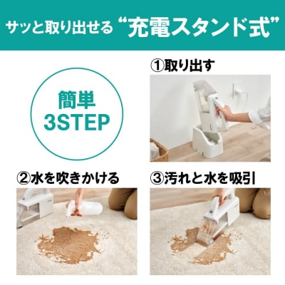 ハンディリンサークリーナー RNS-B200D-HW グレー/ホワイト