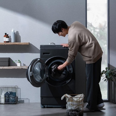 洗濯機　ドラム式洗濯乾燥機　8.0kg　FLK852-B　8.0kg/5.0kg　ブラック