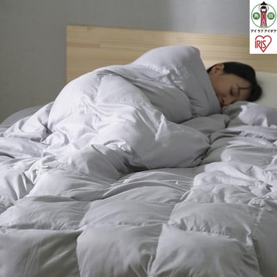 掛け布団　人工羽毛掛け布団 セミダブル KKF-SB8-SD グレー