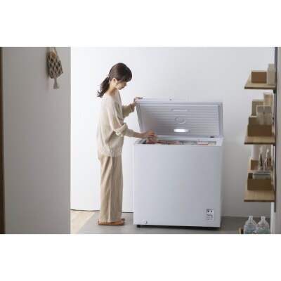 冷凍庫 上開き冷凍庫 199L ICSD-20B-W ホワイト
